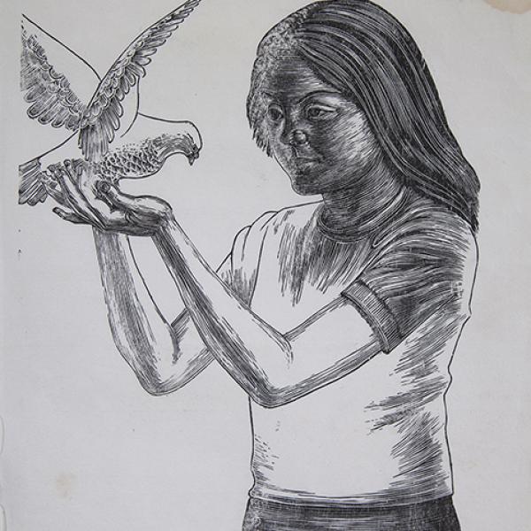 Retrato de Ángela  [hija  de Gerardo Martí]